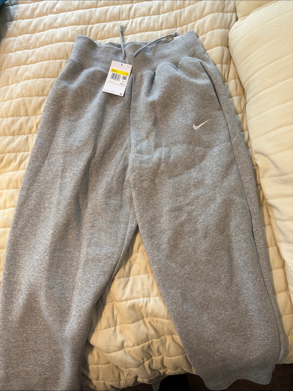 Nike women sweat pants  Heather Fleece Joggers with Swoosh